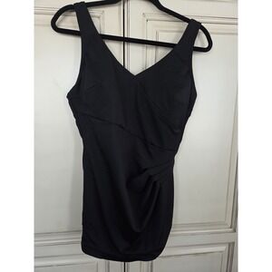 Roxanne Sheath Swimsuit‎ Women's 16 Black 40c Cup